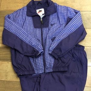 Rare Vintage Nike Windbreaker Track Suit Size Med